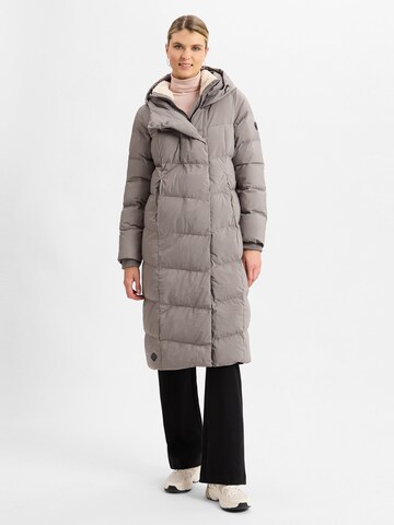 Ragwear Wintermantel ' Pavla ' in Grau: Vorderseite
