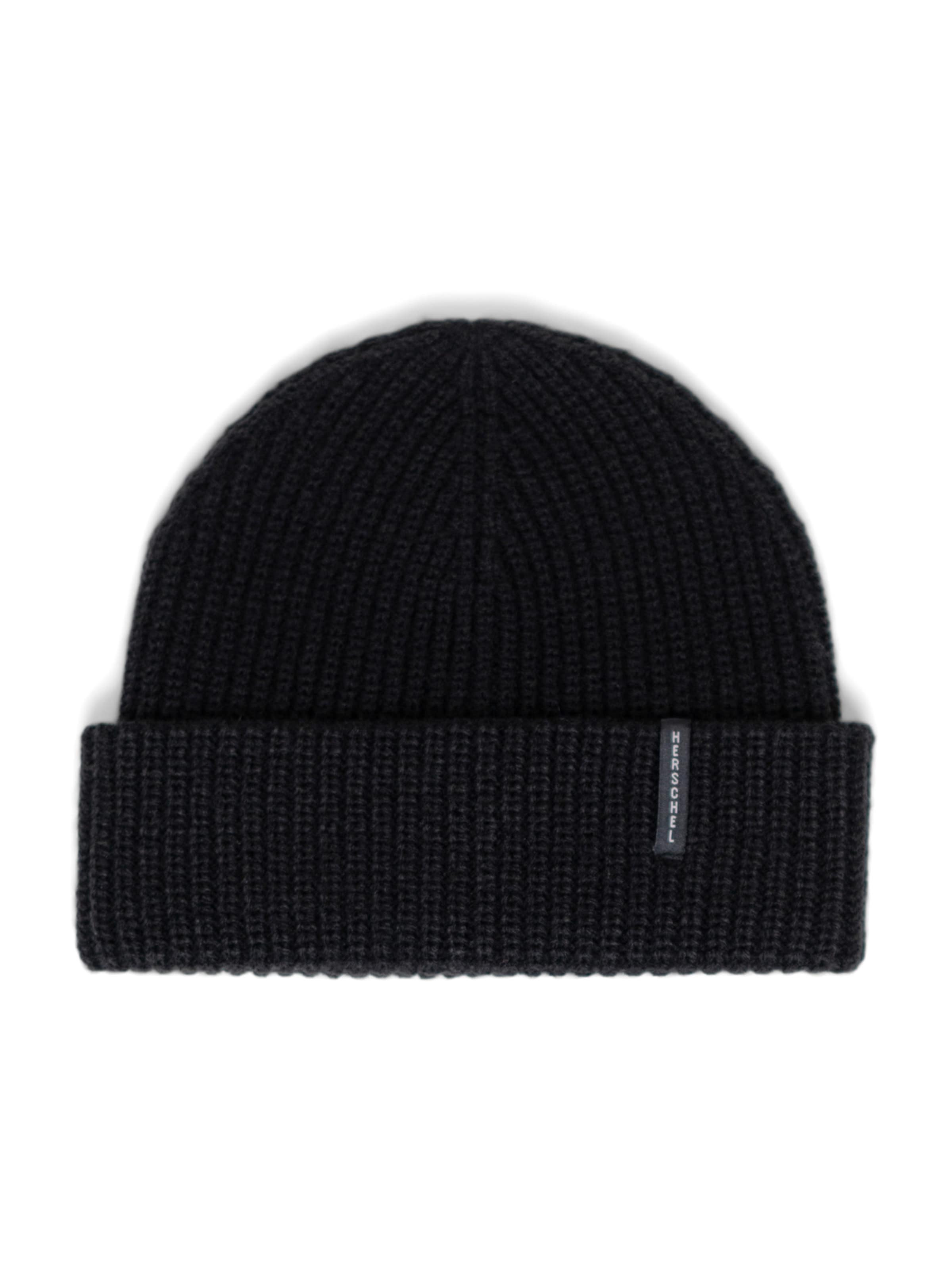 Bonnet 'Watch Cap Vertical ID' Herschel en noir : devant
