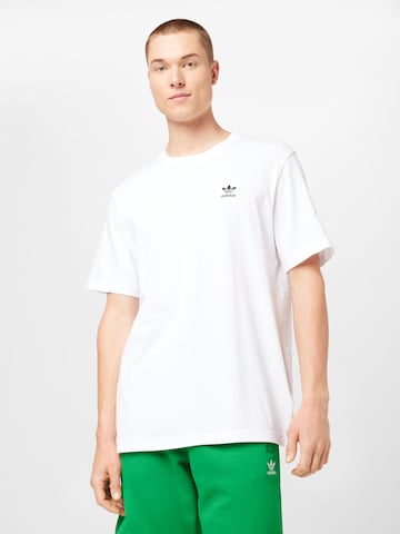 ADIDAS ORIGINALS Koszulka 'Adicolor Classics Back+Front Trefoil Boxy' w kolorze biały: przód
