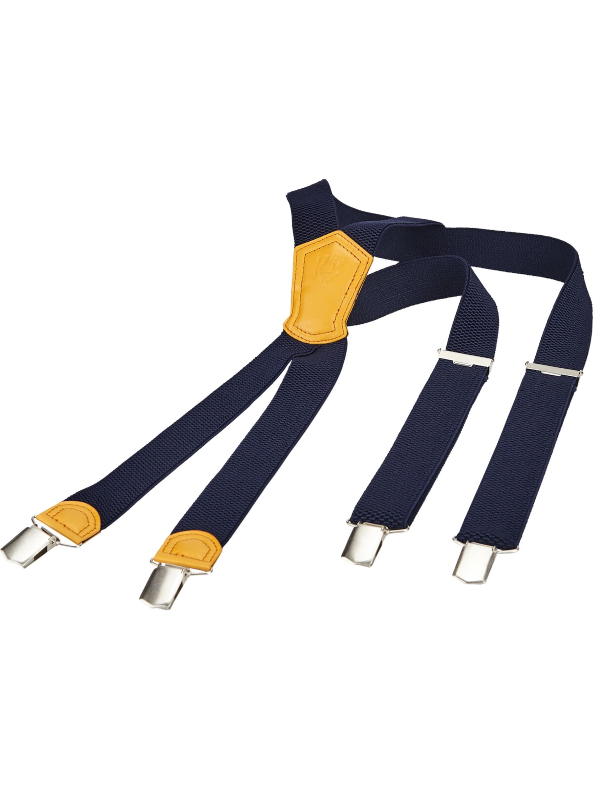 Jan Vanderstorm Hosenträger ' Toke ' in Blau: Vorderseite