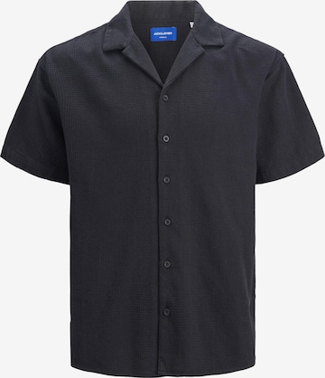 JACK & JONES Comfort fit Overhemd 'CALEB' in Zwart: voorkant