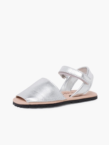Pisamonas Sandalen in Zilver: voorkant