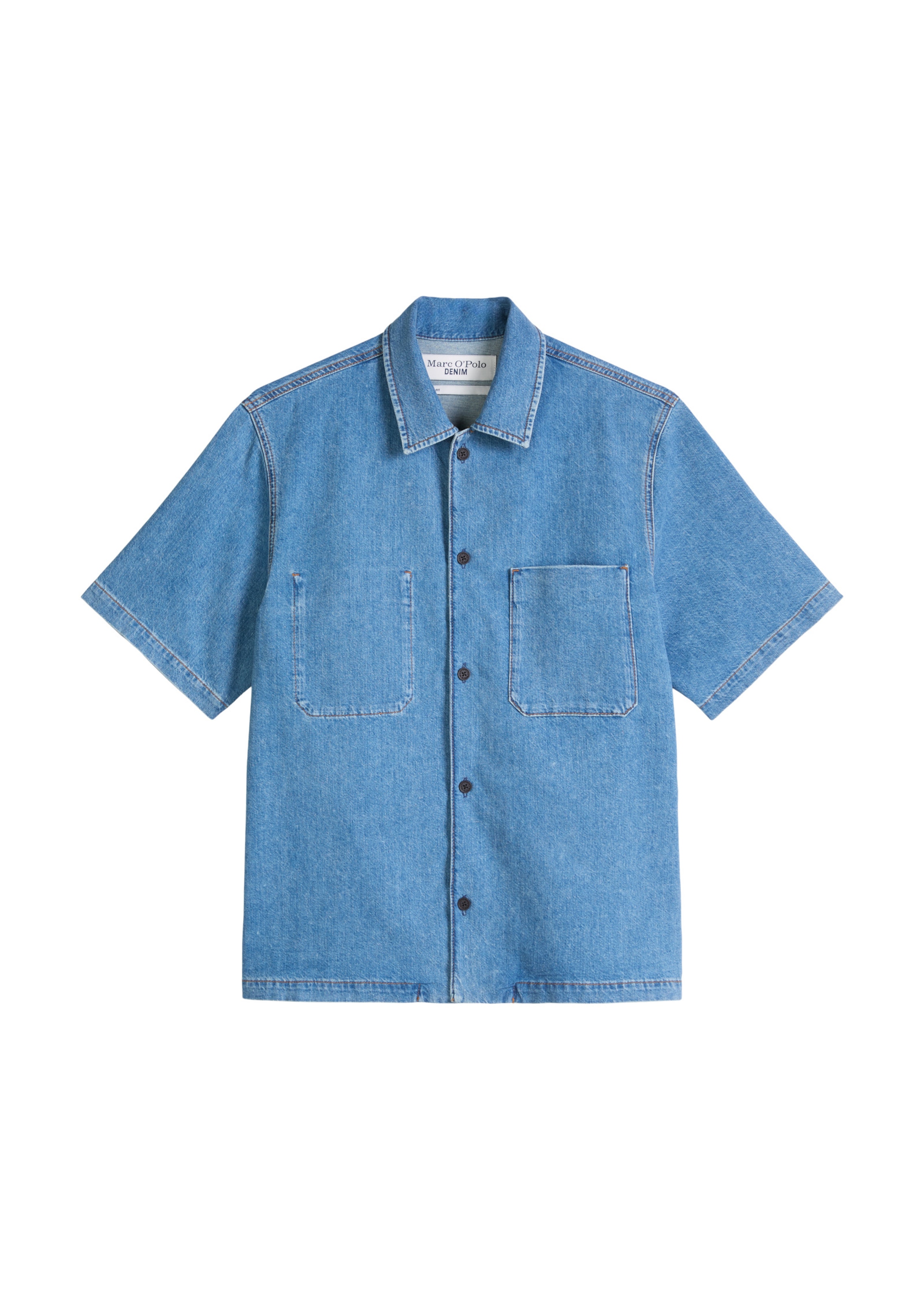 Marc O'Polo DENIM Regular fit Overhemd in Blauw: voorkant