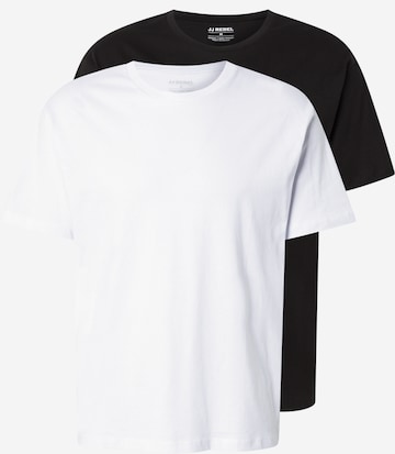 T-Shirt JJ Rebel en noir : devant