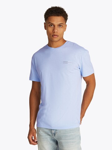 Tommy Jeans - Camiseta en azul: frente