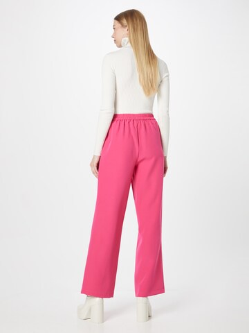 PIECES Wide leg Trousers 'PCBOZZY' in Pink