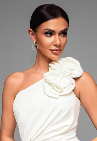 Ombre Evening dress in White