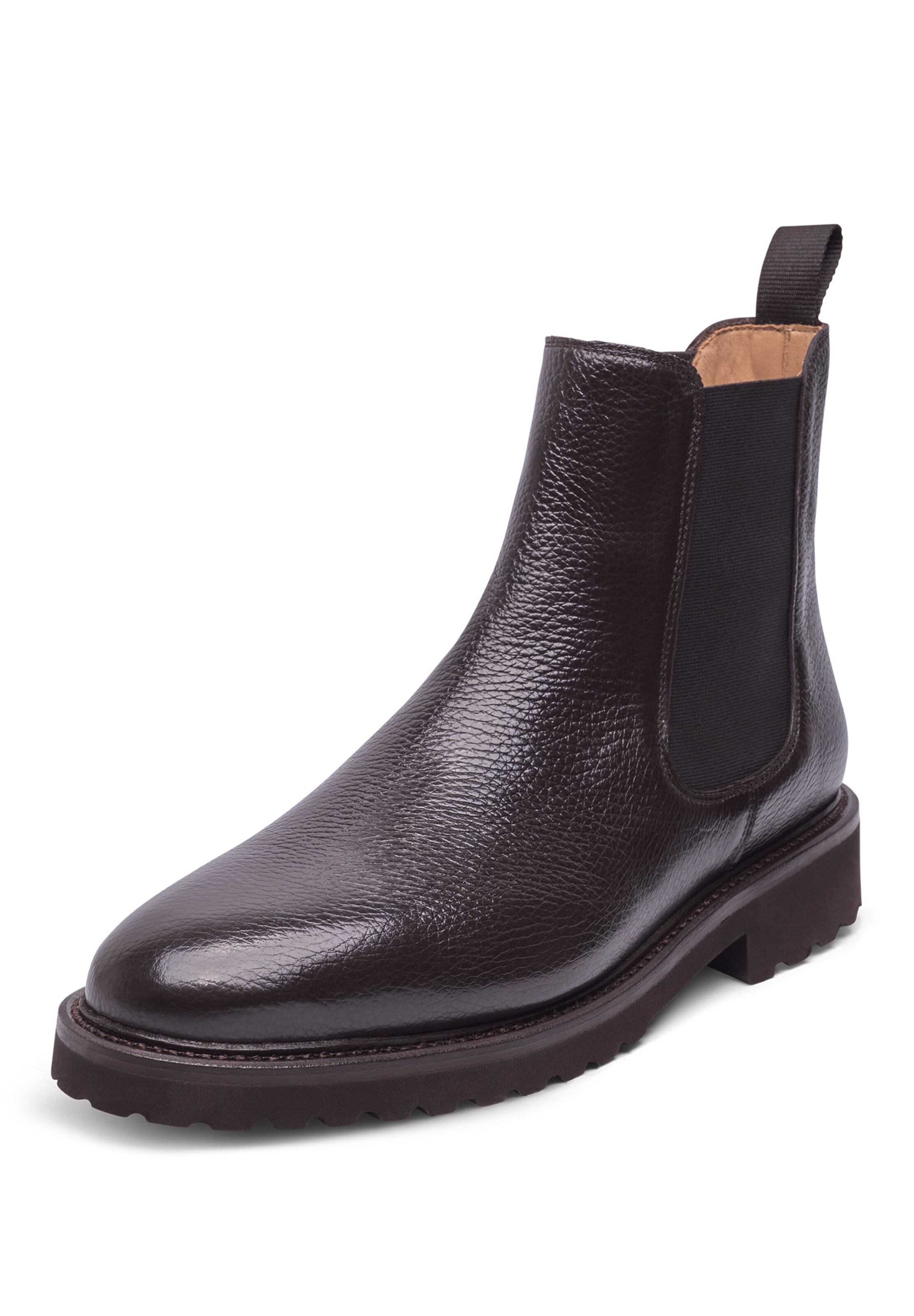 Henry Stevens Chelsea Boots 'Winston CB6' in Braun: Vorderseite
