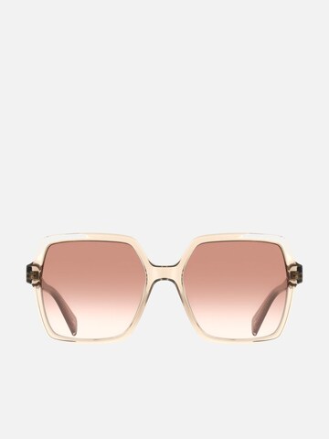 Lunettes de soleil Liu Jo en beige : devant