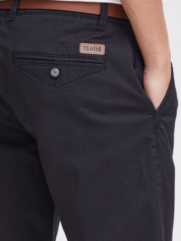 !Solid Regular Trousers 'Montijo' in Black