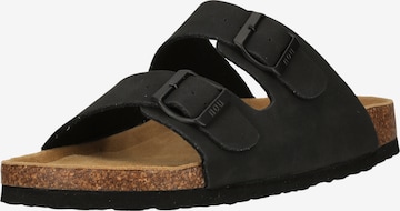 NOU Pantolette in Schwarz: Vorderseite