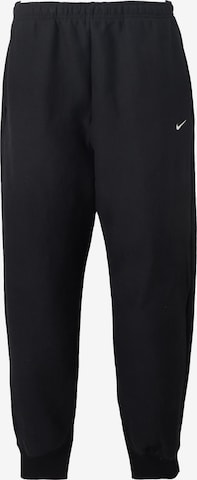 Nike Sportswear - Tapered Pantalón 'Studio' en negro: frente