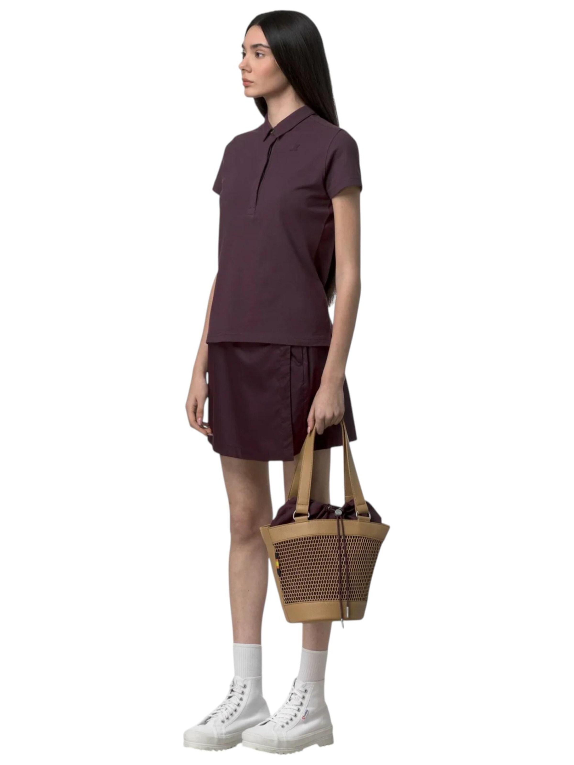 K-Way Crossbody Bag in Brown