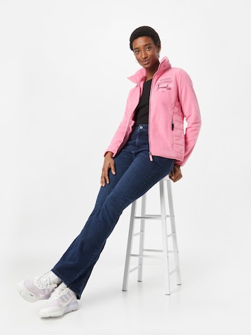 Soccx Fleece Jacket in Pink