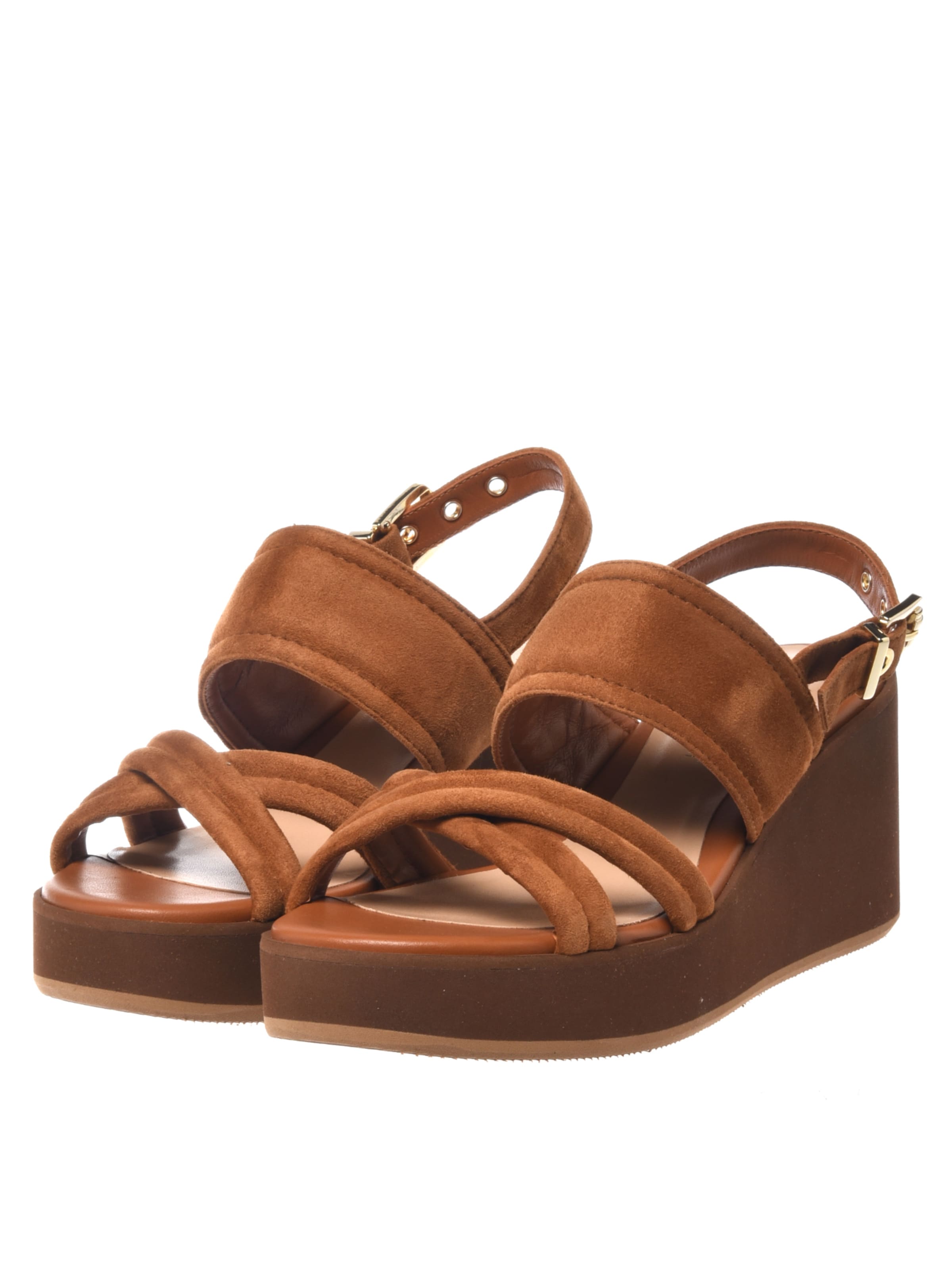 BALDININI Sandalen met riem in Bruin