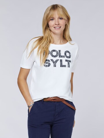 Polo Sylt Shirt in Weiß: Vorderseite