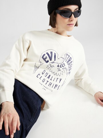 LEVI'S ® - Sudadera 'Graphic Heritage Crew' en blanco