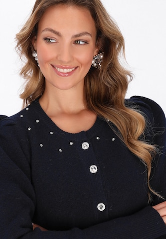 faina Knit cardigan in Blue