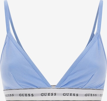 GUESS Triangle Bra in Blue: front