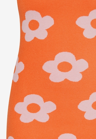 MYMO Gebreide jurk in Oranje
