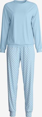 CALIDA Pyjama 'Lovely Nights' in Blau: Vorderseite