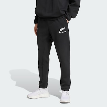 Effilé Pantalon de sport 'All Blacks' ADIDAS PERFORMANCE en noir : devant