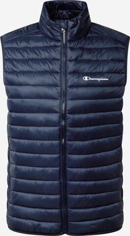 Champion Authentic Athletic Apparel Bodywarmer in Blauw: voorkant