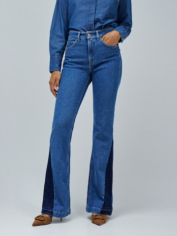 évasé Jean 'Faith' Salsa Jeans en bleu : devant