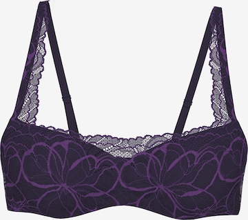 TRIUMPH Balconette BH 'Body Make-Up Illusion' in Lila: voorkant