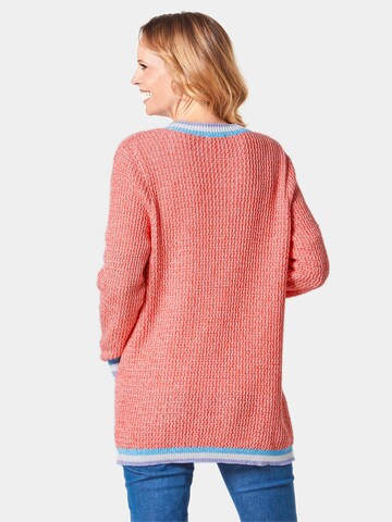 Goldner Knit Cardigan in Red