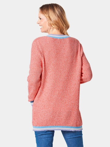Goldner Knit Cardigan in Red