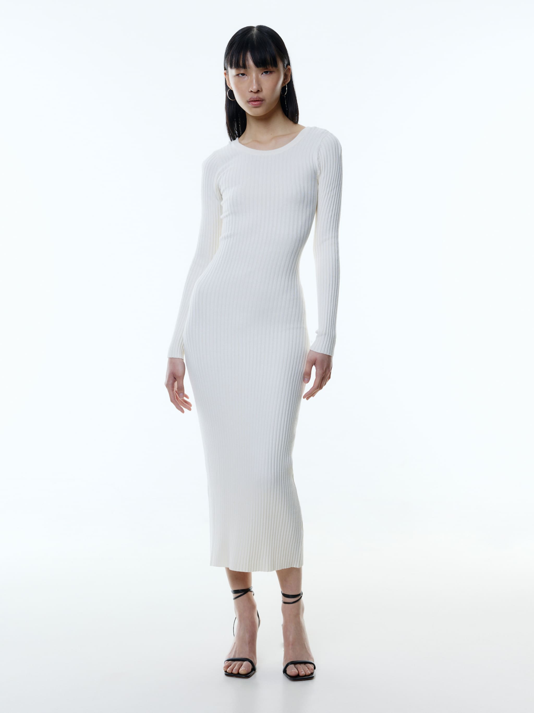 EDITED Producten Gebreide jurk 'Oline' Beige