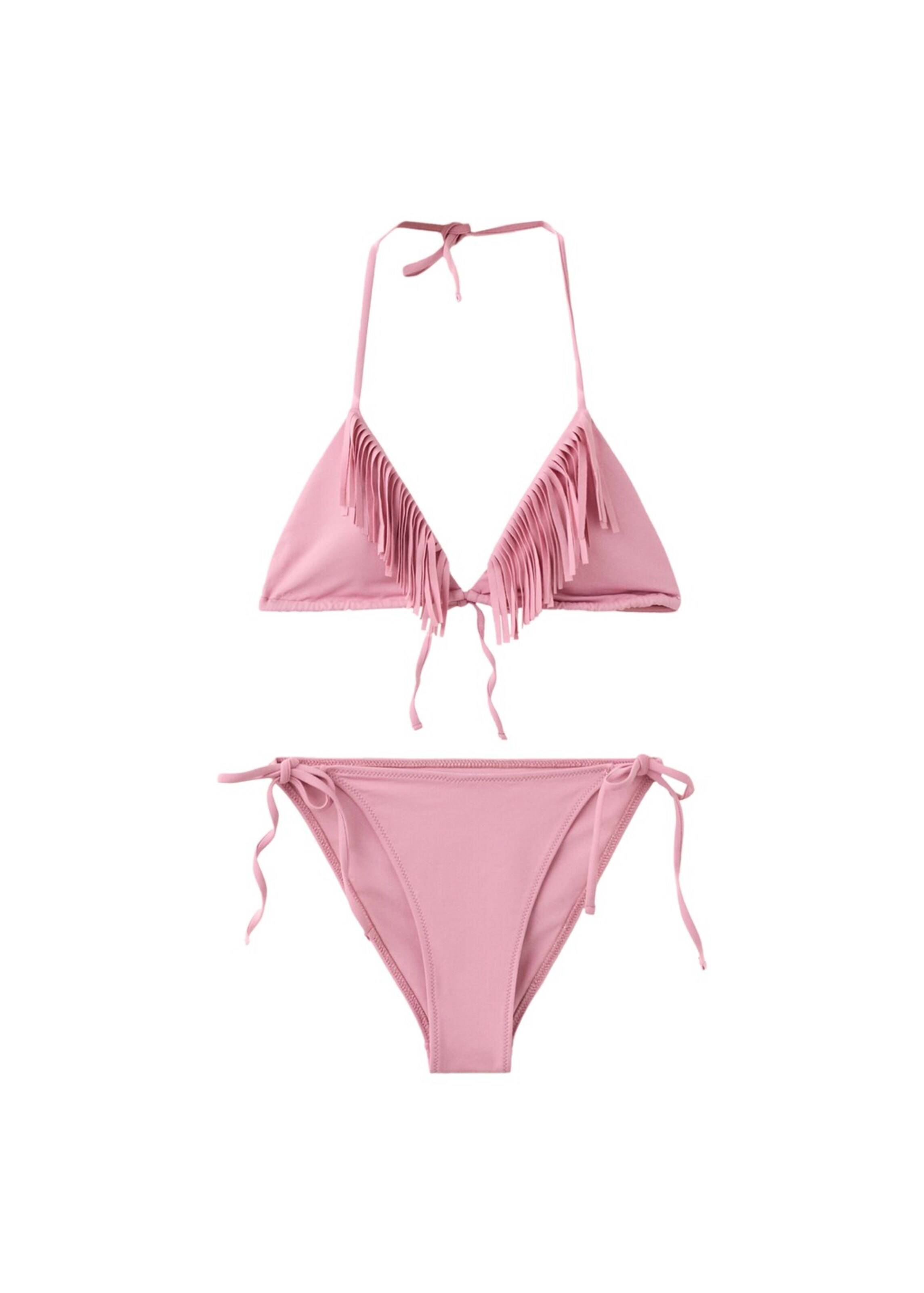 MANGO TEEN Triangle Bikini 'Hontas' in Pink: front