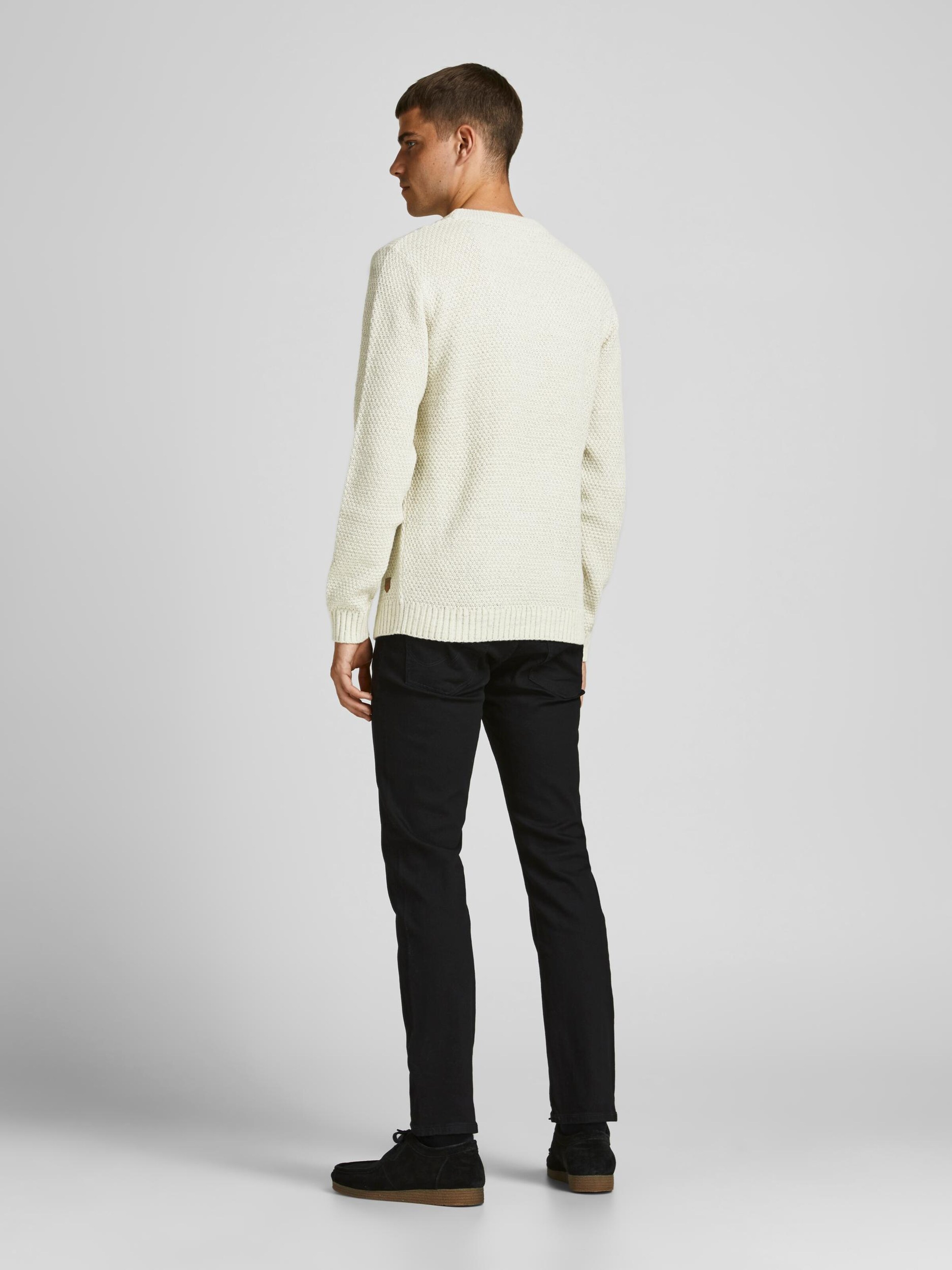 Männer Pullover & Strick JACK & JONES Pullover 'JJCRAIG' in Wollweiß - BM22253 Männer Pullover & Strick JACK & JONES Pullover 'JJCRAIG' in Wollweiß - BM22253