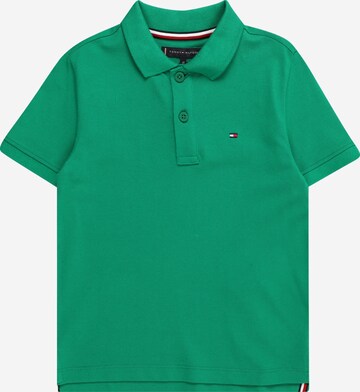 TOMMY HILFIGER Shirt 'Essential' in Groen: voorkant