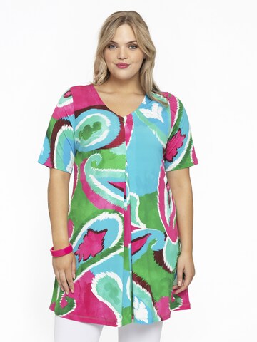 Yoek Tunic in Mixed colors: front