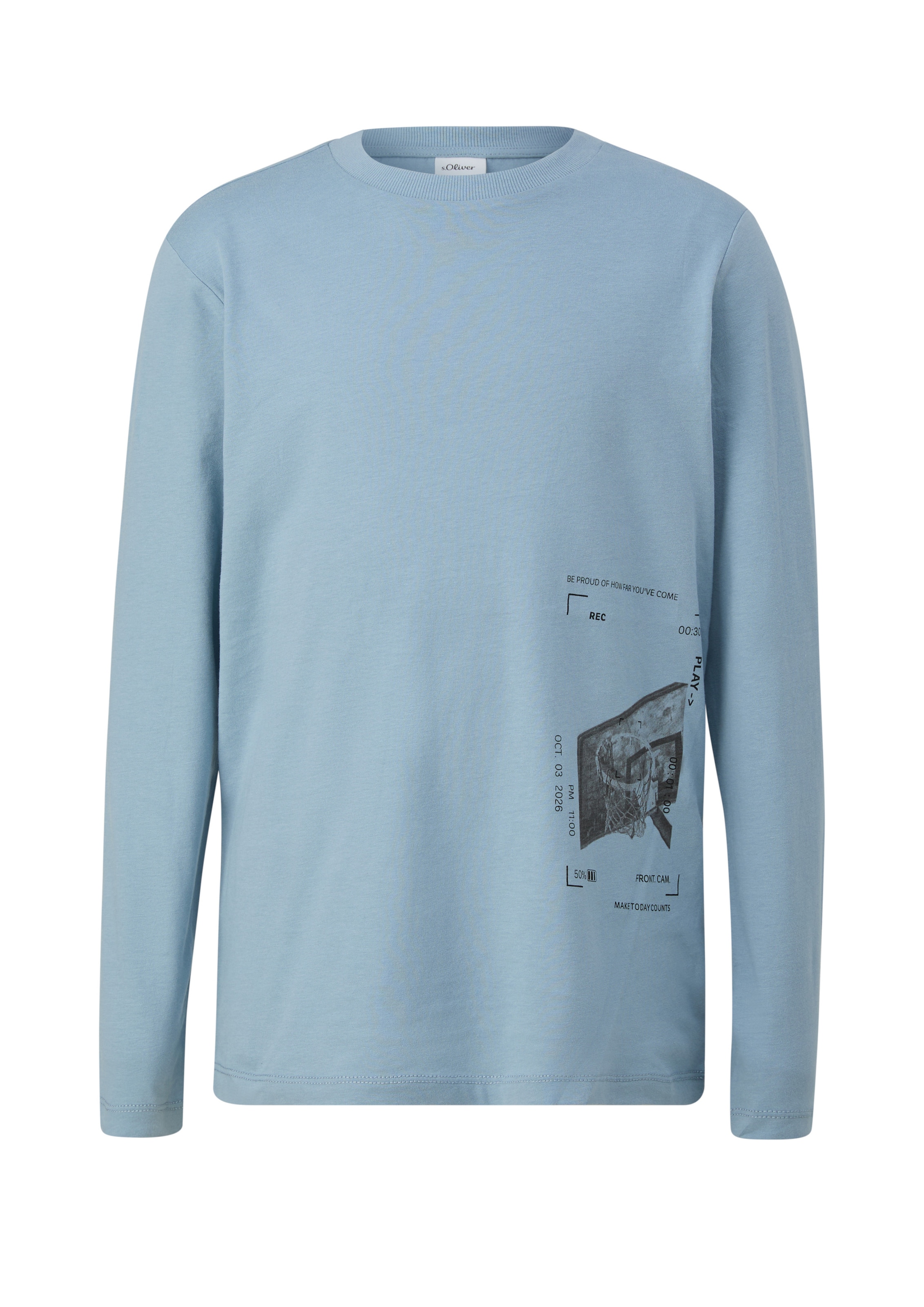 s.Oliver Shirt in Blue: front