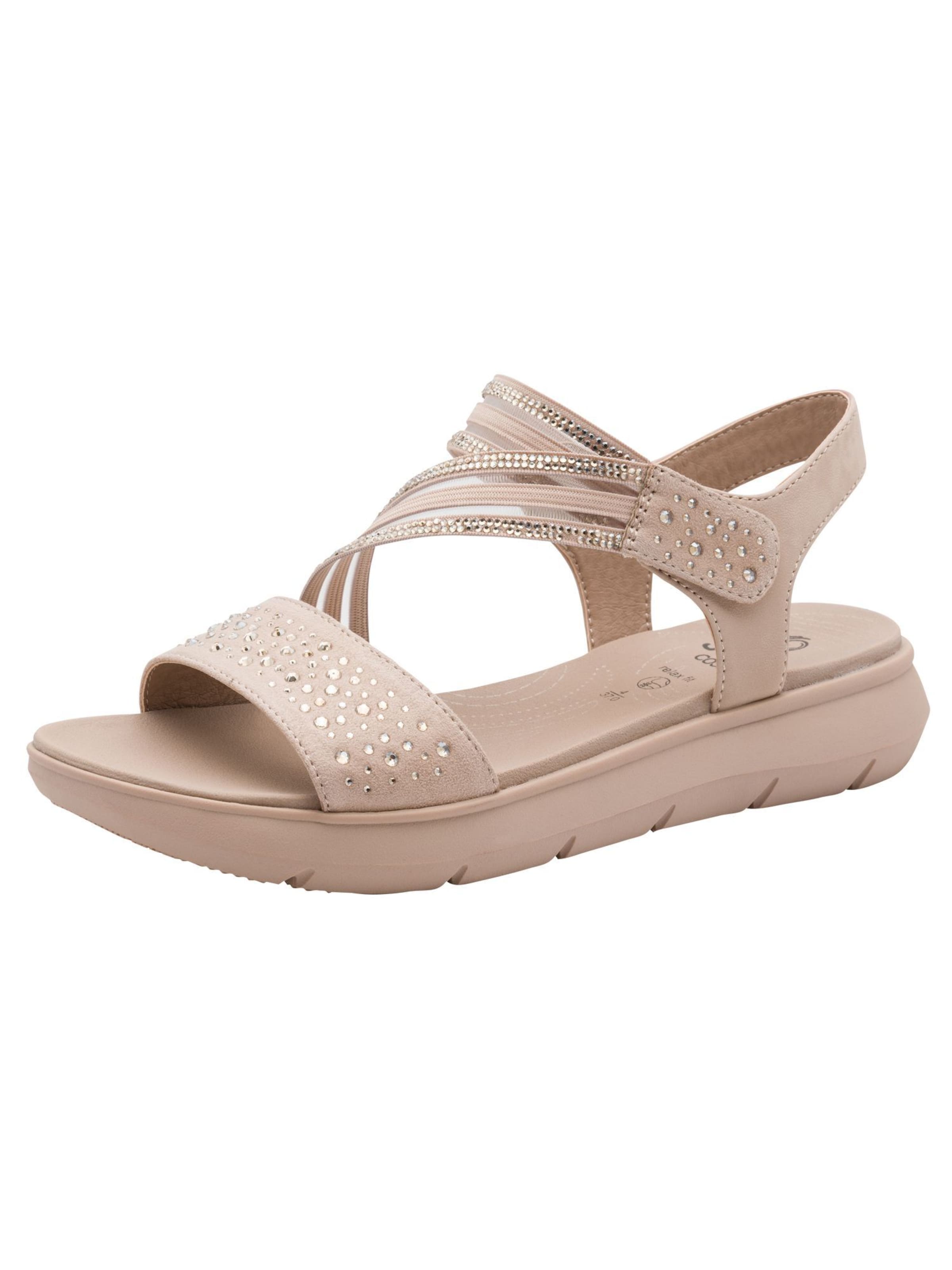 Sandales JANA en rose : devant