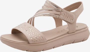 Sandales JANA en rose : devant