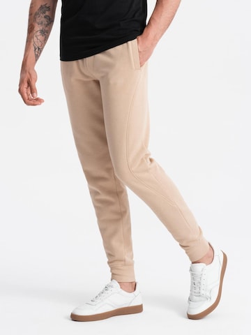 Ombre Regular Sports trousers in Beige