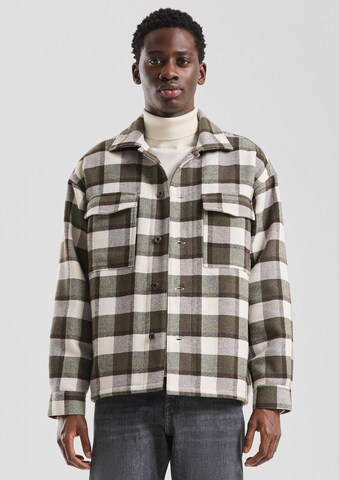 Coupe regular Veste mi-saison QS en gris : devant