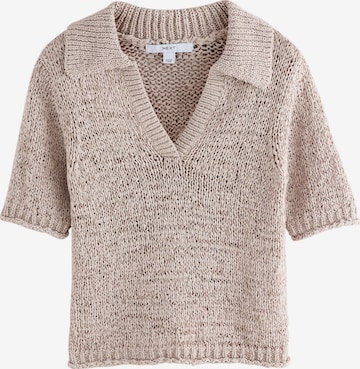 Pull-over Next en beige : devant