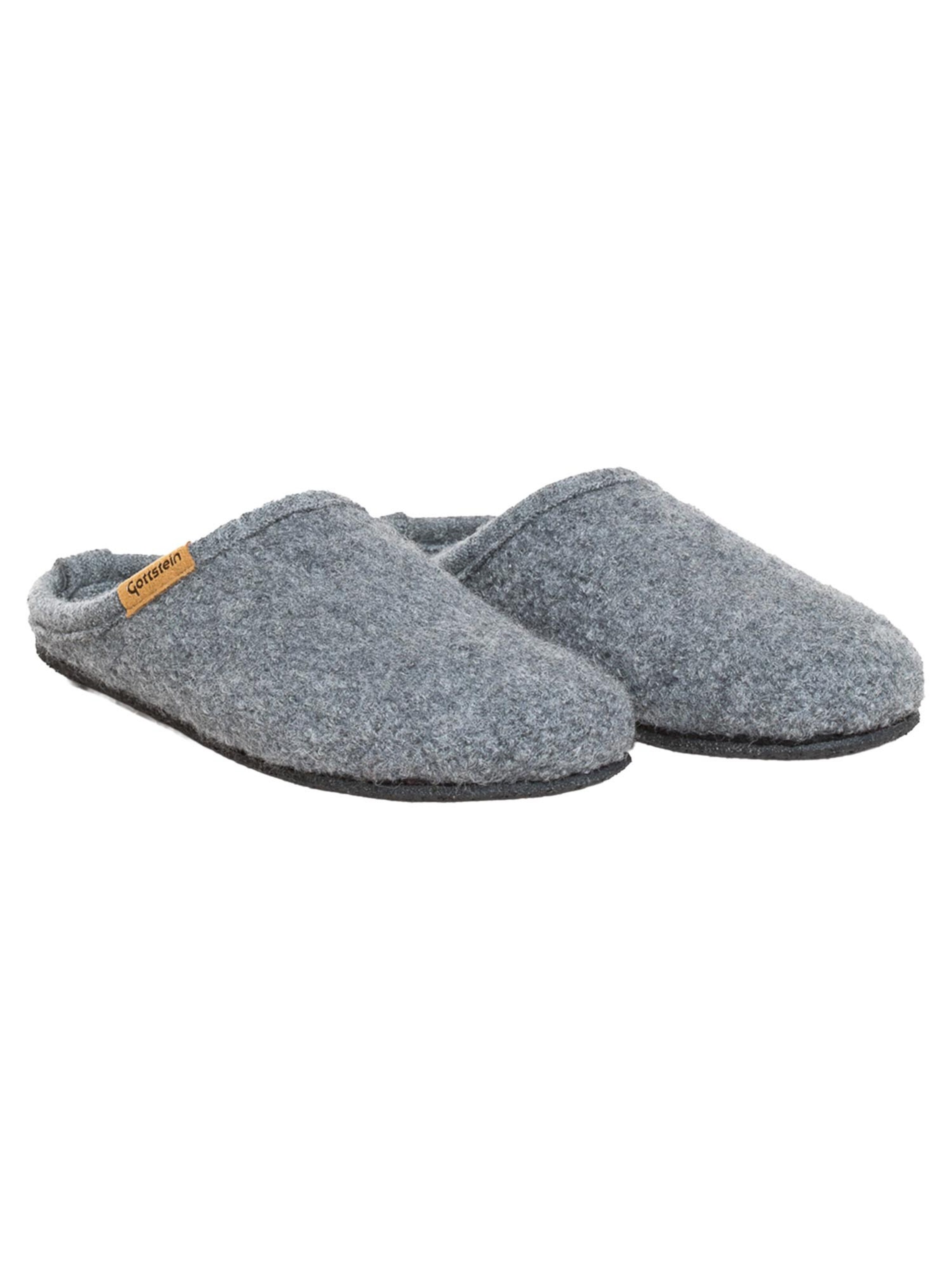 Gottstein Slippers 'Alpine Light' in Grey