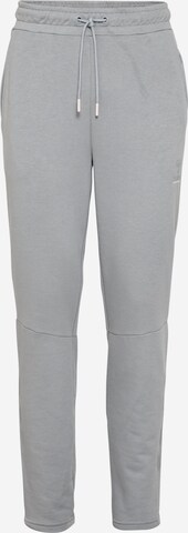 Effilé Pantalon de sport Hummel en gris : devant