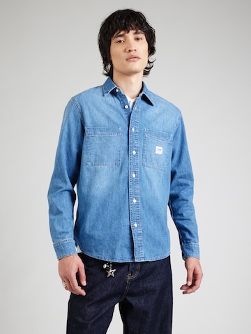 Lee Regular Fit Hemd in Blau: Vorderseite
