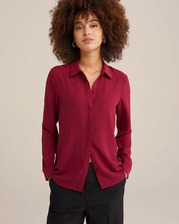 WE Fashion Blouse in Red: front