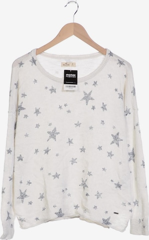 HOLLISTER Pullover M in Weiß: Vorderseite
