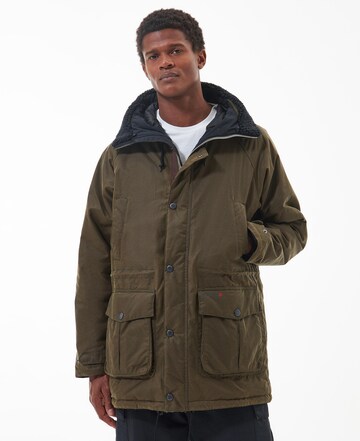 Barbour Between-Seasons Parka 'Corbridge' in Beige: front