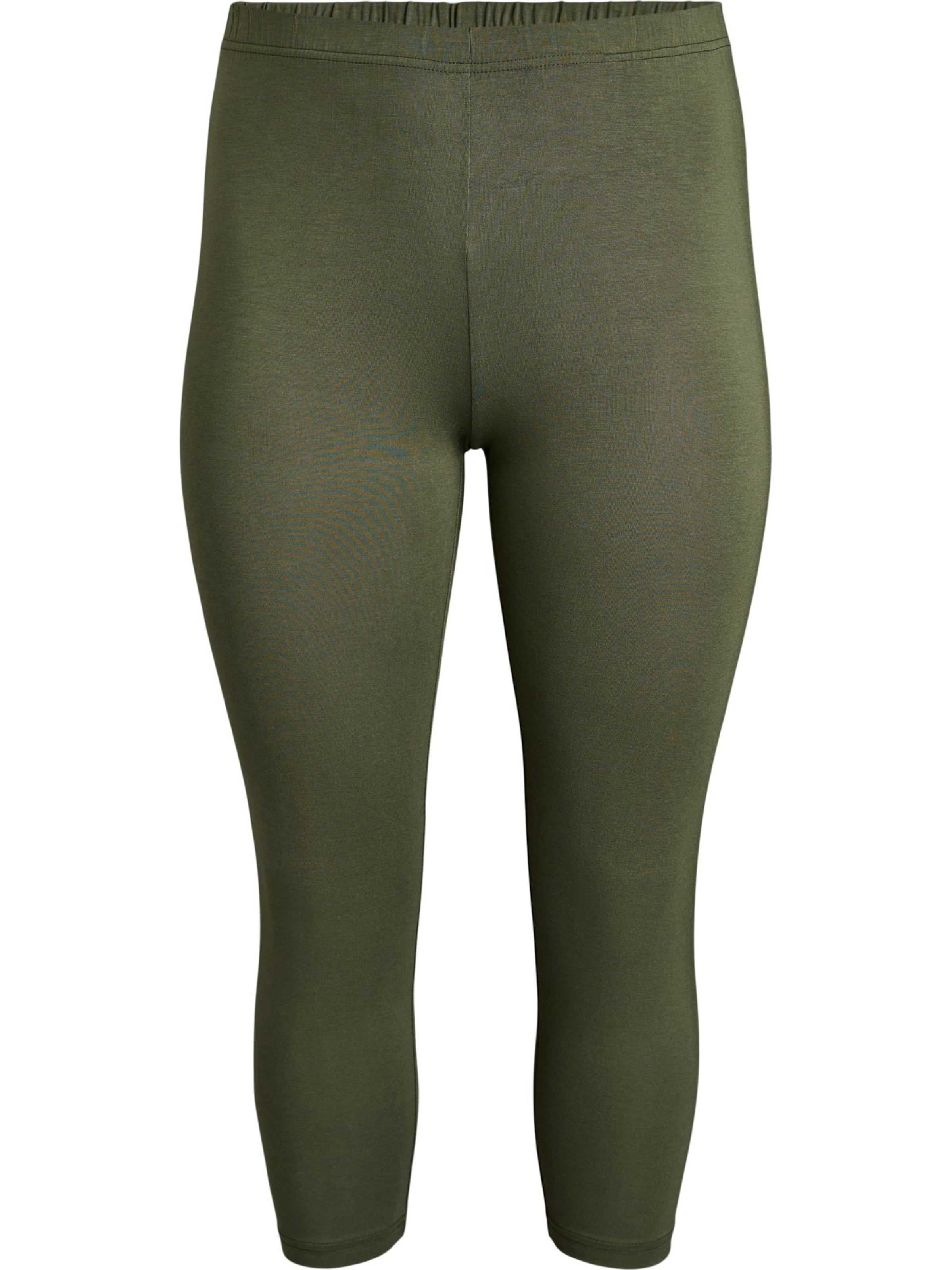 Zizzi Skinny Leggings in Grün: Vorderseite