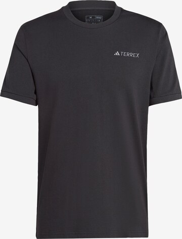 ADIDAS TERREX Performance Shirt 'Xploric' in Black: front